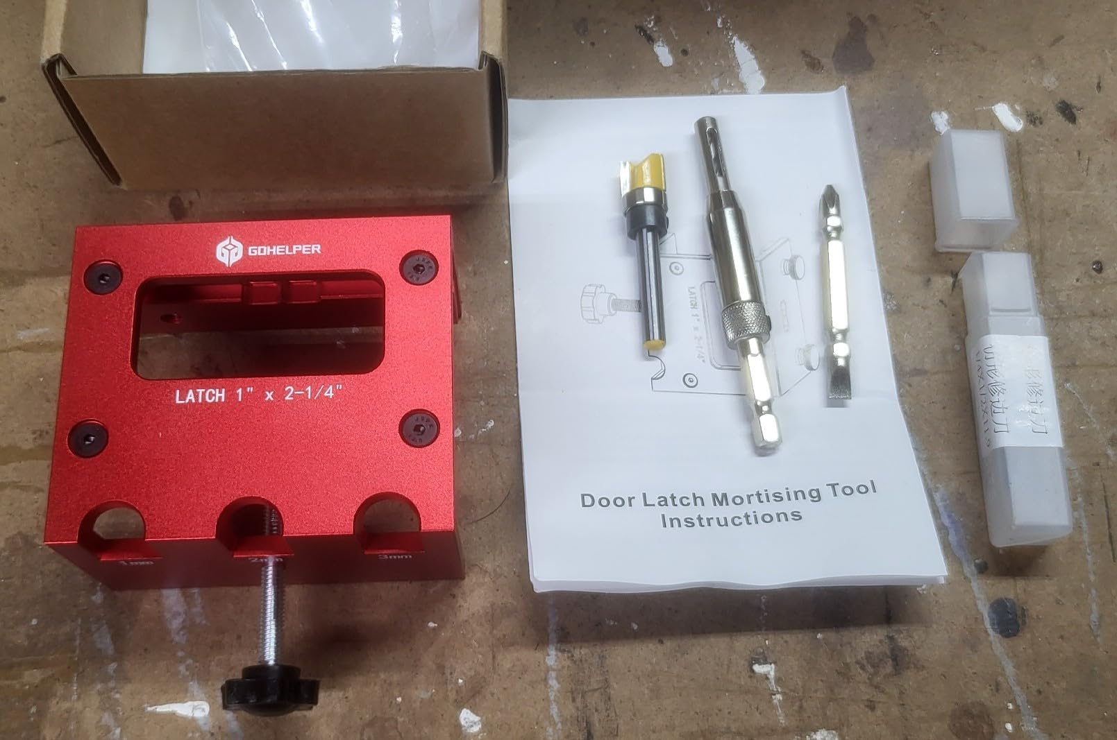 Door Latch Mortise Tool for Router 1