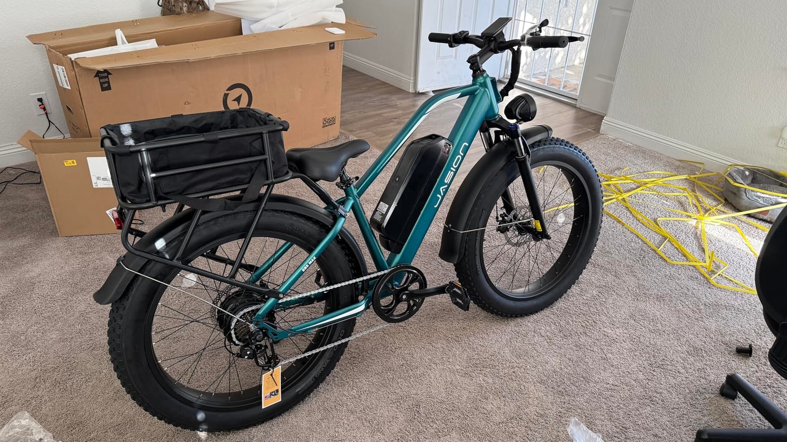 Jasion EB5 MAX Electric Bike for Adults 2000W Peak Motor, 48V 15Ah Battery customer photo 2