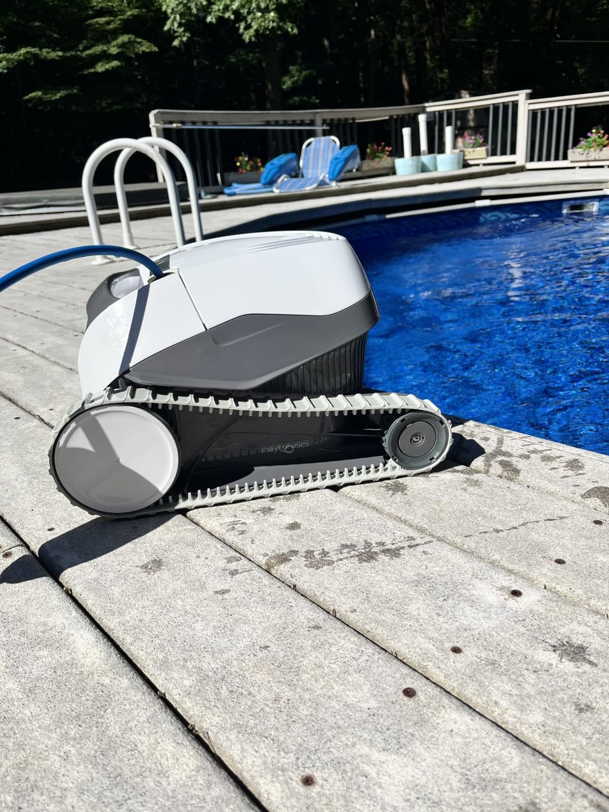 Dolphin (2026 Model) E10 Automatic Robotic Pool Vacuum Cleaner, Active Scrubber Brush, Top Load Filters Access, Ideal for Above-Ground Pools up to 30 FT in Length customer photo 2
