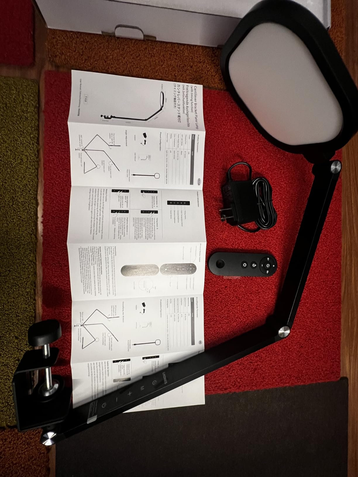 LitONES Remote LED Desk Lamp with Clamp, Metal Arm, 30 Modes, CRI 97.8 | Eye-Care, Professional Lighting for Zoom Meeting, Streaming, Podcasting, 360° Rotatable, Memory, Timer, Touch control customer photo 1
