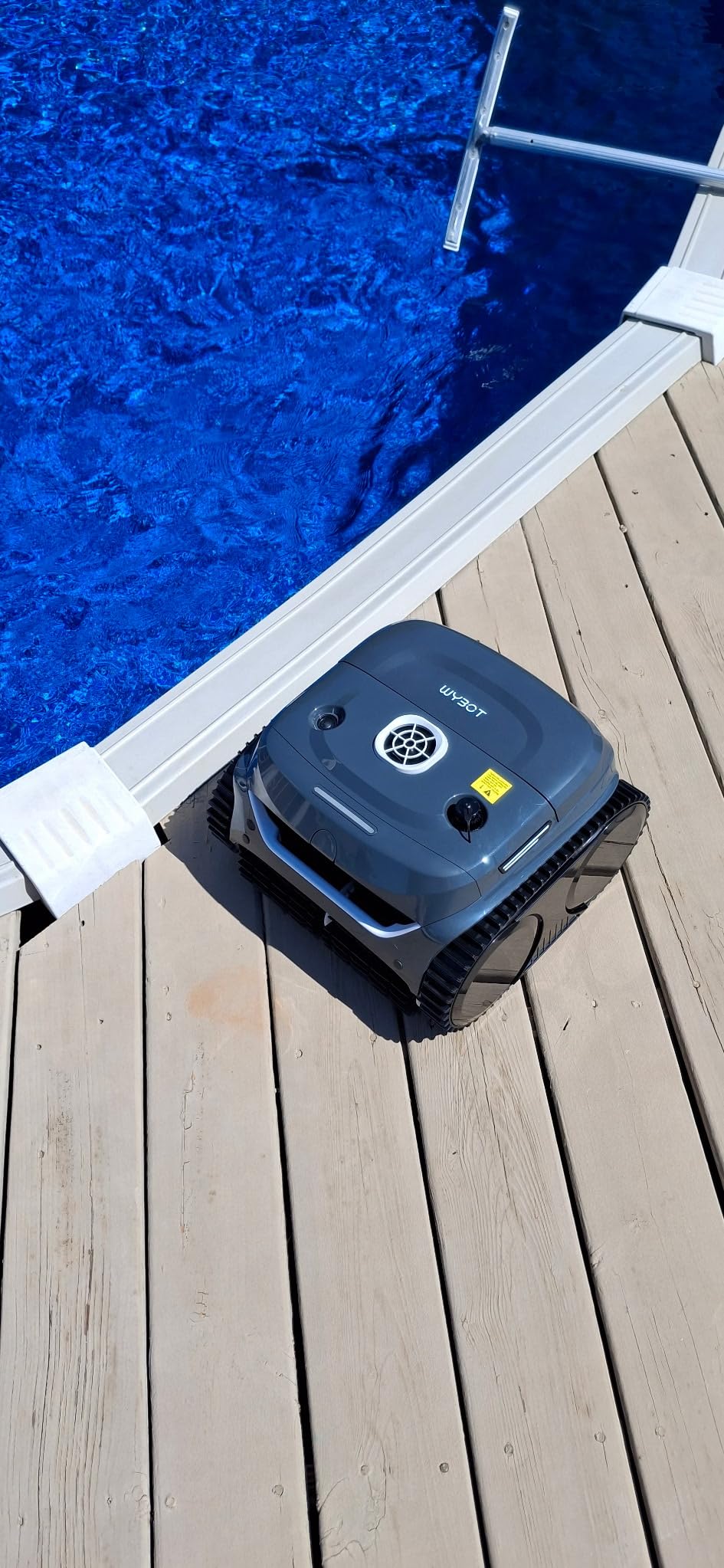 Wybot C2 Cordless Pool Vacuum for Inground Pools, Pool Cleaner Robot | 10+180μm Dual Filter, Once Cleaning 2152 Sq.ft, App Control, Cleans Pool Walls, Auto Parking on Low Battery, BlackGreenB customer photo 1