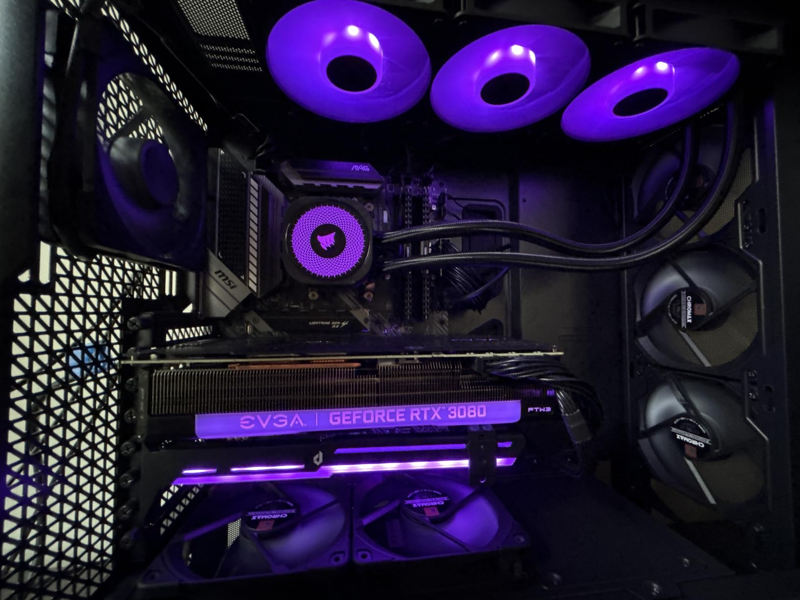 Noctua NF-A12x25 G2 PWM Sx2-PP chromax.Black, High-End Quiet Fans 2x120mm customer photo 2