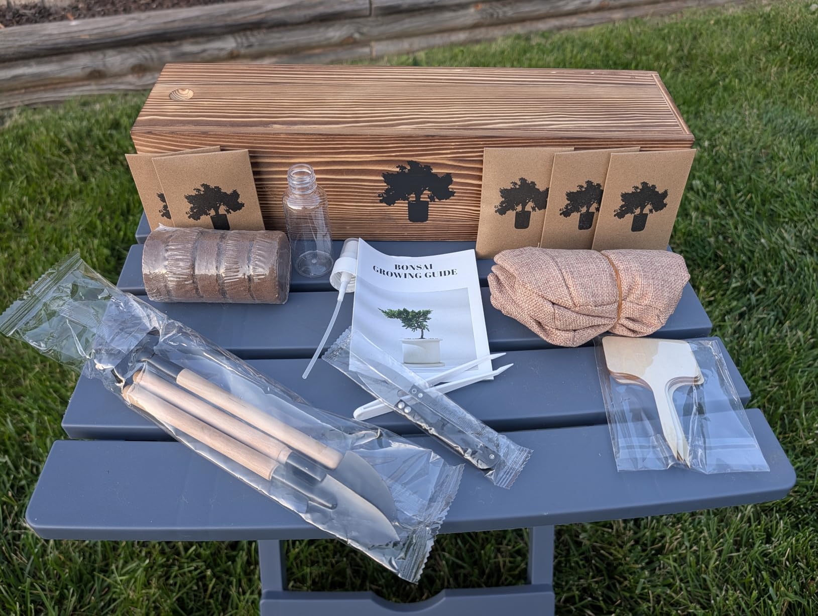 Bonsai Tree Kit - Complete Indoor Bonsai Starter Kit with 5 Unique Tree Seeds, Bonsai Tools - DIY Gardening Gift for Adults Women Men, Mom, Her, Friend (5 Bonsai Trees) customer photo 1