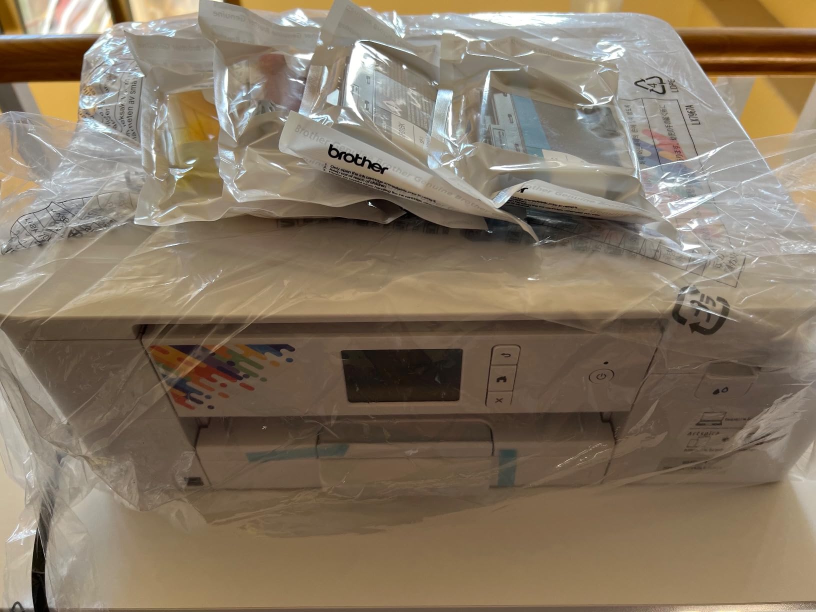 Brother Sublimation Printer, Color Ink Cartridge Set and 100 Sheets Sublimation Paper customer photo 2