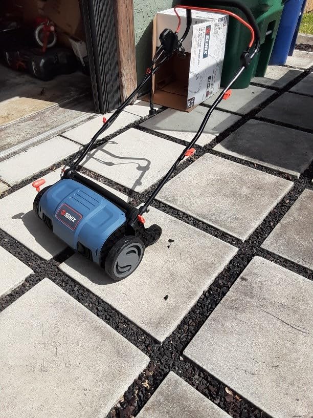 SENIX 21-Inch Gas Push Lawn Mower, 144cc, 2-in-1 Mulching customer photo 1