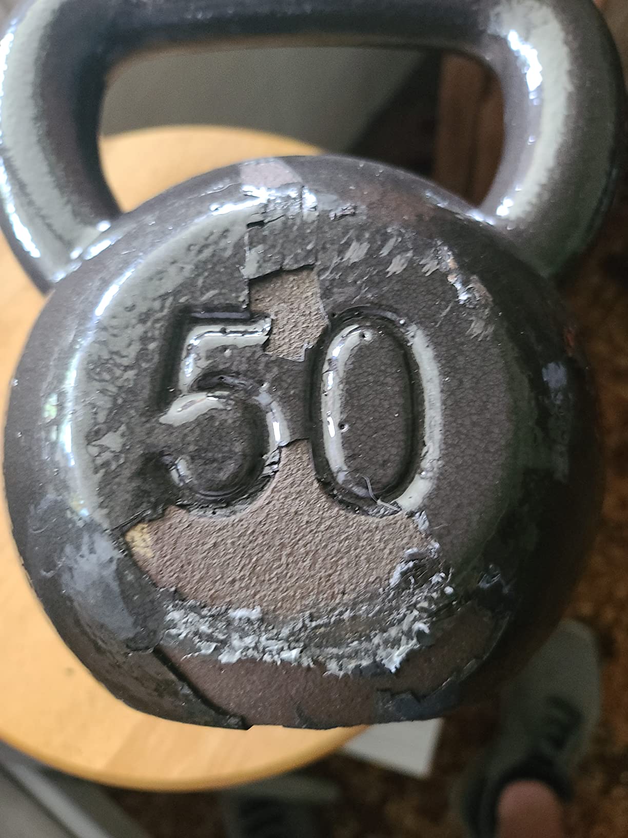 B​alanceFrom 5-​50 LB​ Kettlebells Cast Iron Strength Training Kettlebells for Home Gym Exercises, ​S​ingle or Set customer photo 1