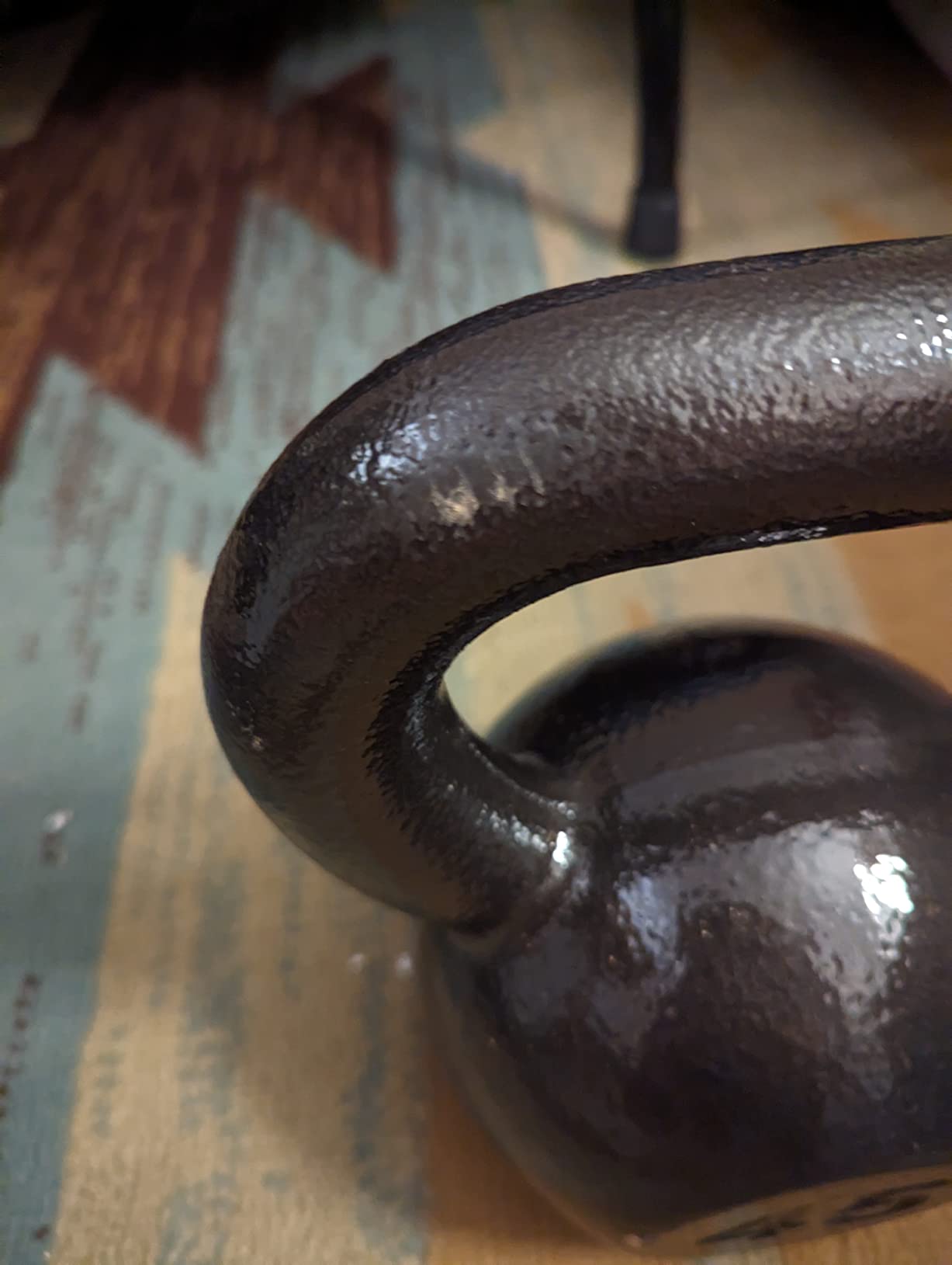 B​alanceFrom 5-​50 LB​ Kettlebells Cast Iron Strength Training Kettlebells for Home Gym Exercises, ​S​ingle or Set customer photo 2