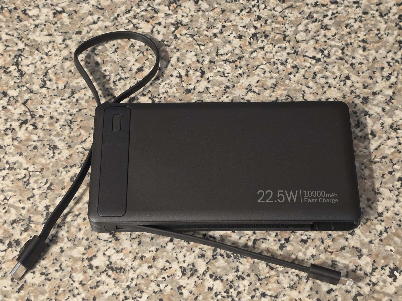 10000mAh Power Bank Built-in 2 Cables, 40% Thinner 22.5W PD Portable Charger customer photo 2