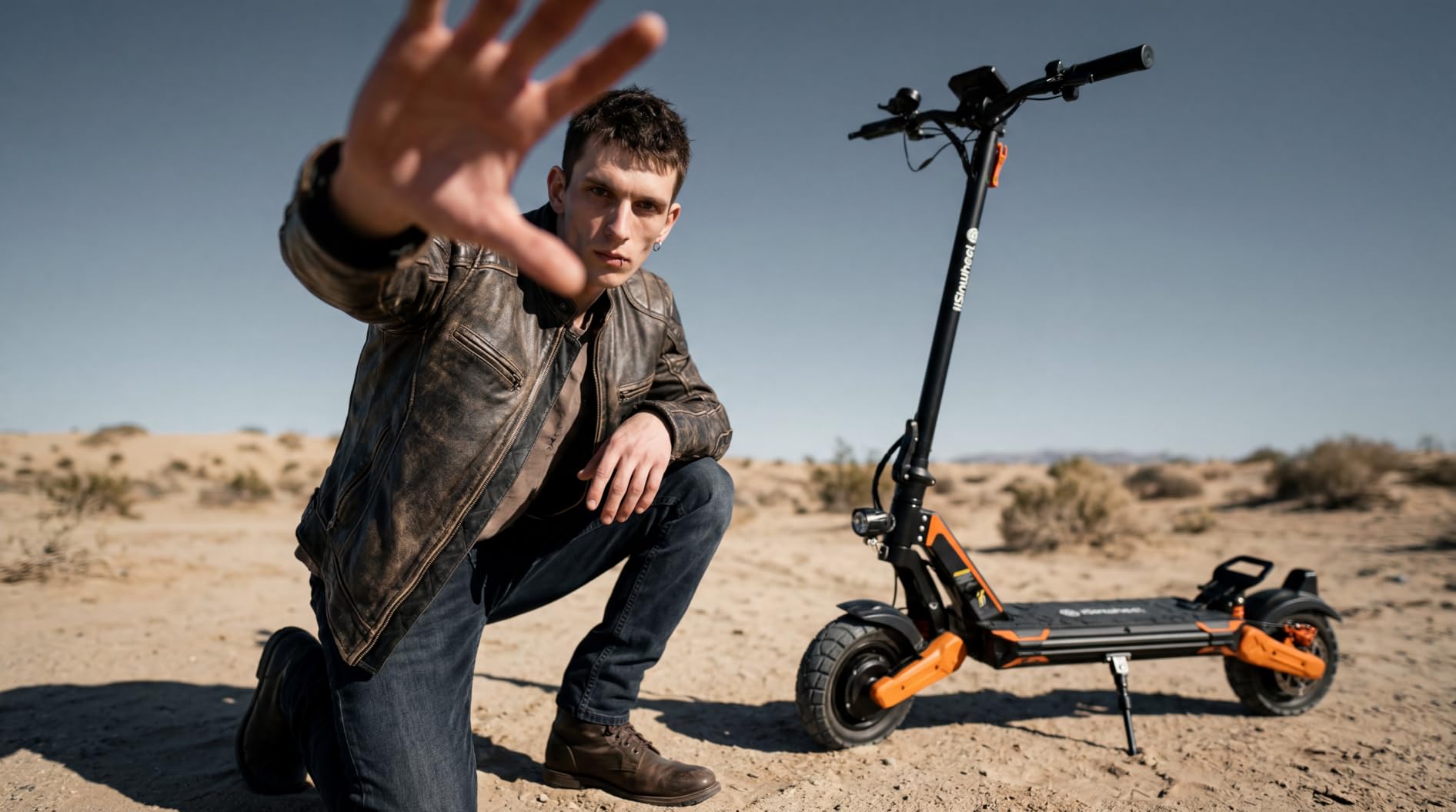 isinwheel GT1 Electric Scooter, 28 MPH, 800W, 28-Mile Range, Off-Road customer photo 2