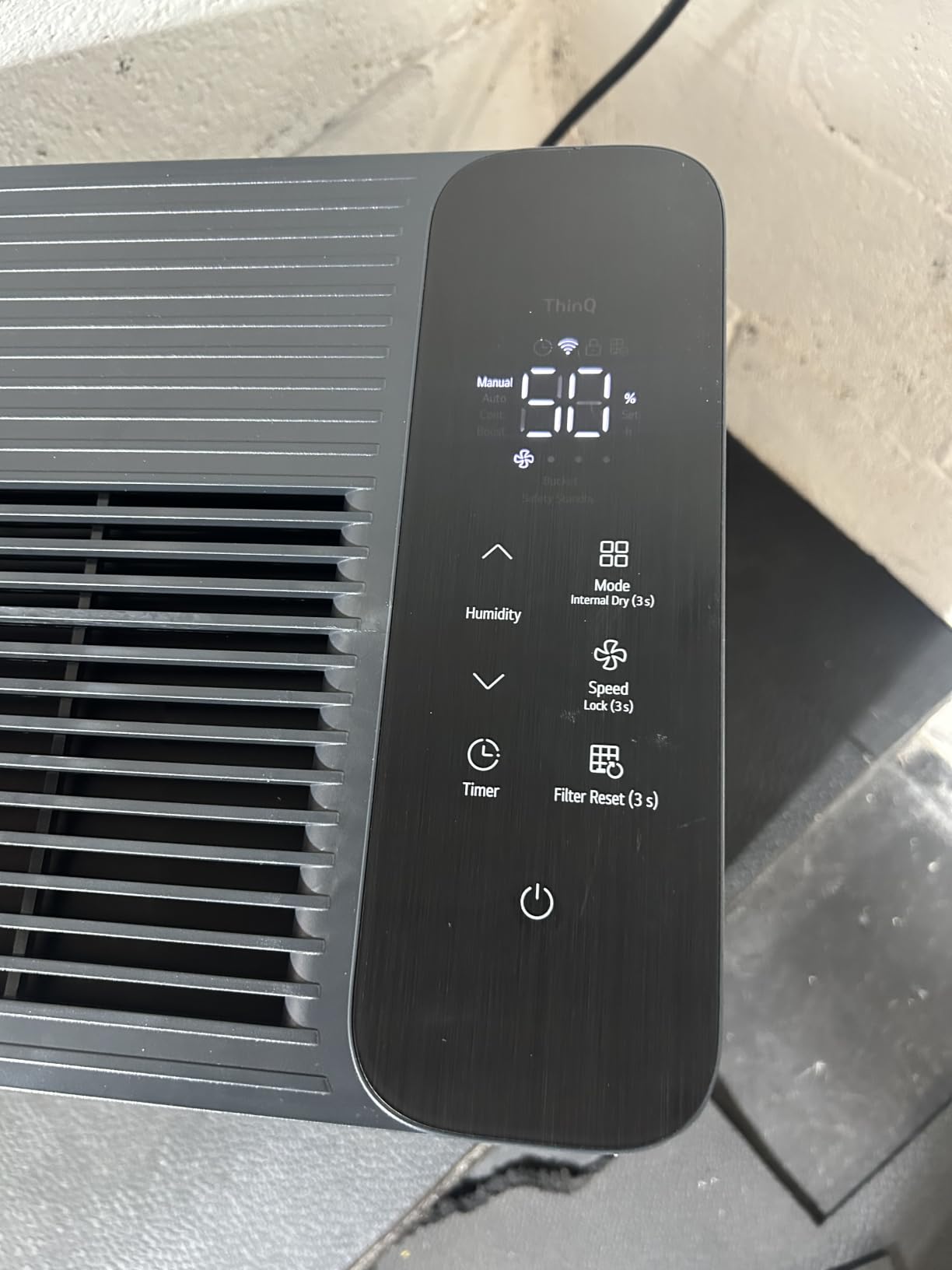 LG PuriCare 50 Pint/day Energy Star Smart Dehumidifier with Drain Hose customer photo 2