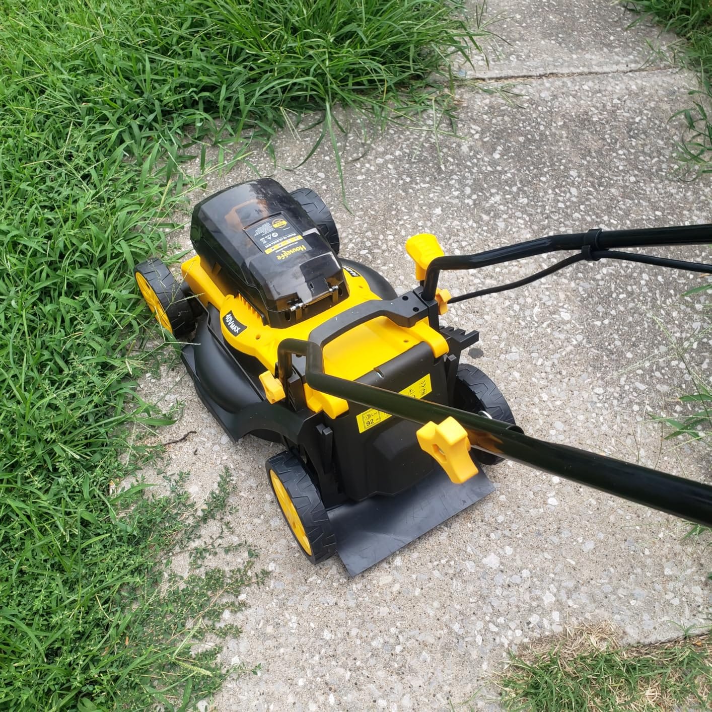 40V Cordless Lawn Mower Compatible with Dewalt 2x20V MAX Battery customer photo 1