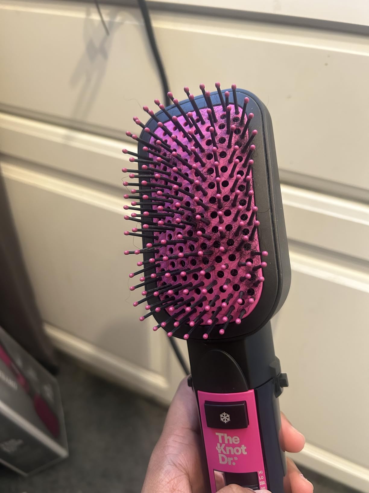 Conair All-in-One Hot Air Brush, Ionic Technology, Mixed Bristles, 1000W customer photo 2
