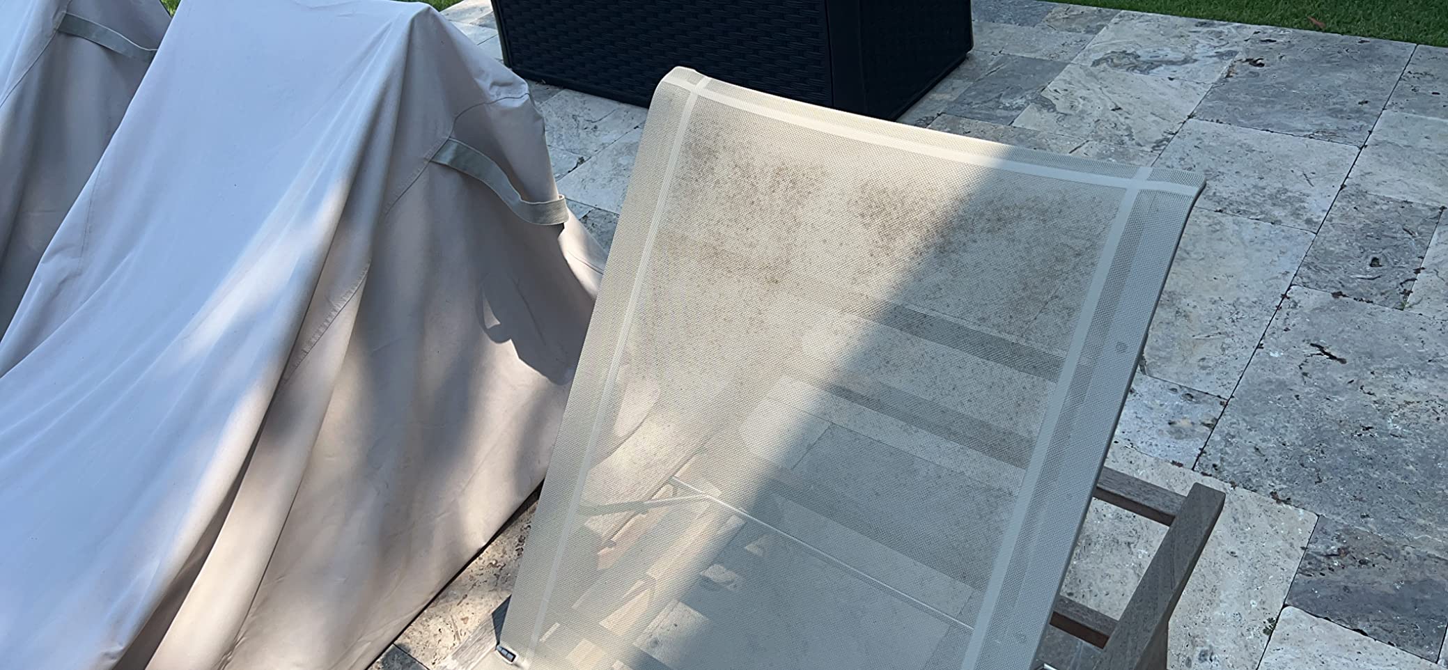 MR.COVER Outdoor Chaise Lounge Cover Waterproof, 900D Heavy Duty customer photo 2