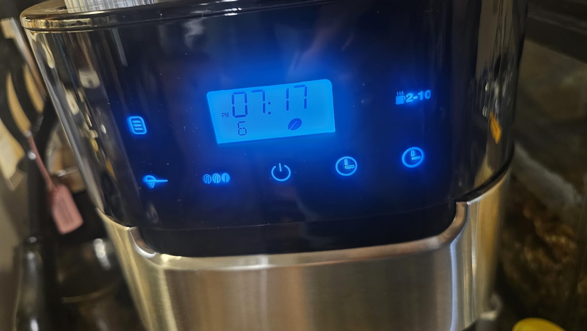 Electactic 10 Cup Coffee Maker with Grinder, Grind and Brew Coffee Machine customer photo 2