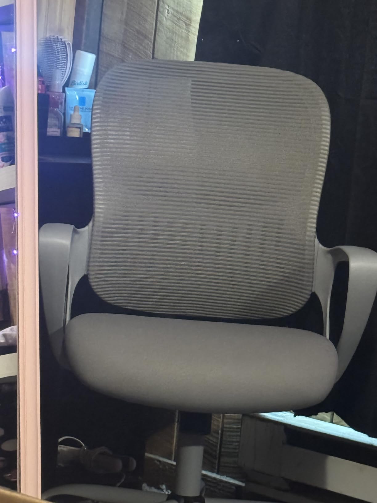 Sweetcrispy Computer Desk Chair, Swivel Task Chair with Lumbar Support customer photo 1