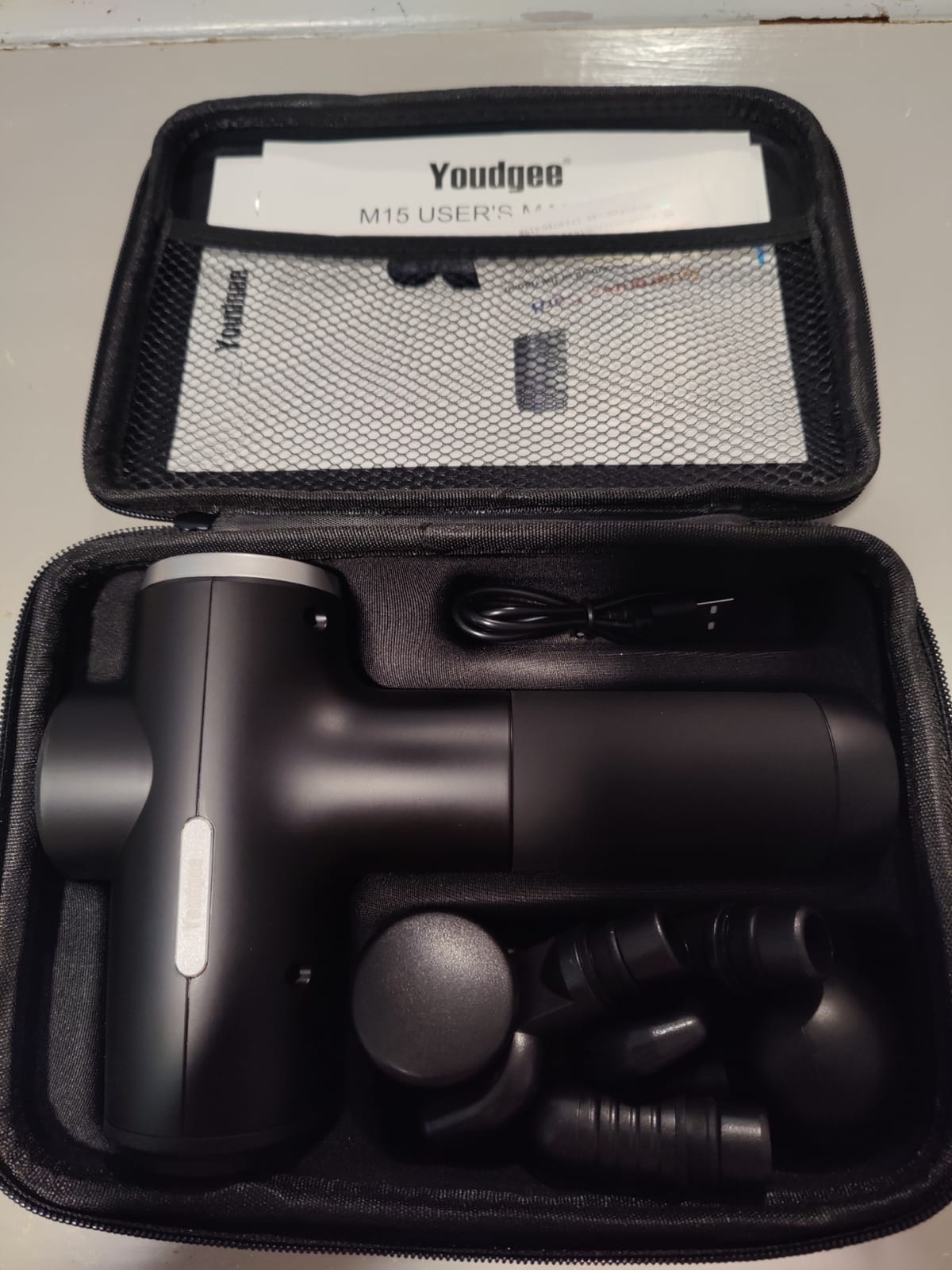 Massage Gun, Deep Tissue Percussion Massager 30 Speeds for Pain Relief customer photo 1