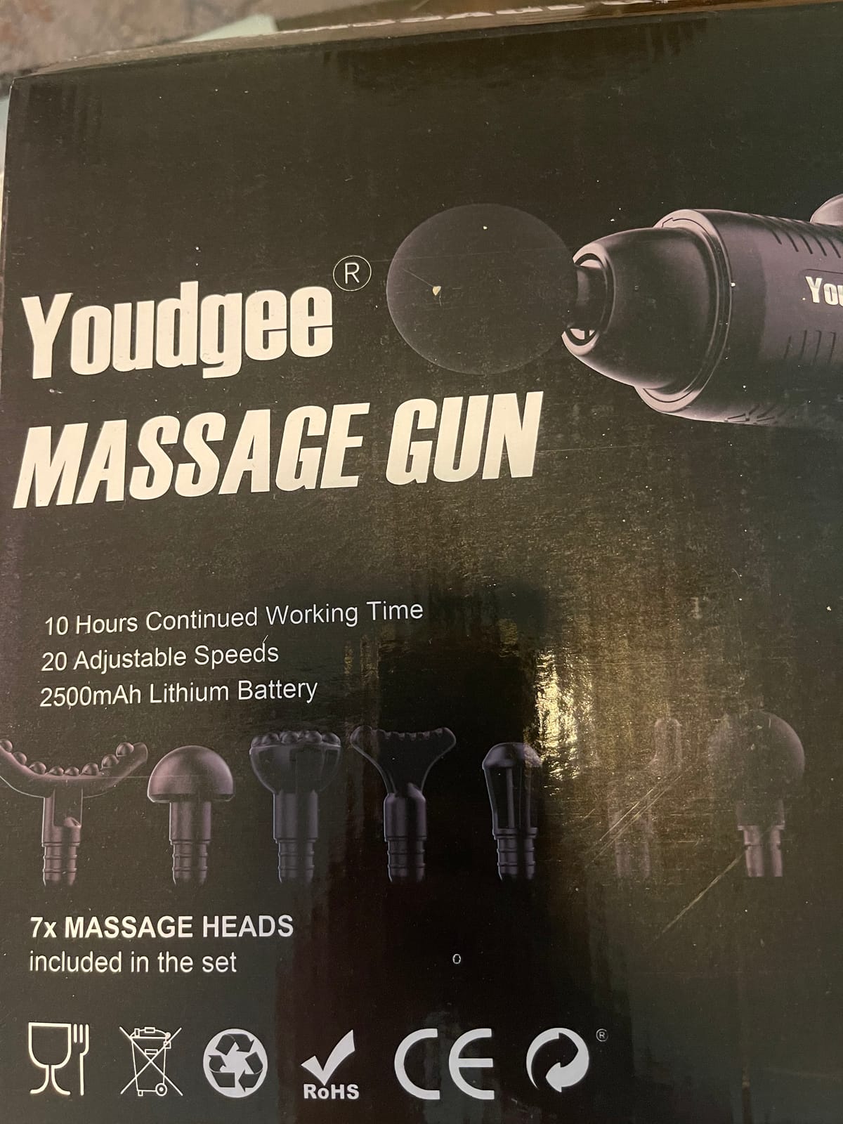 Massage Gun, Deep Tissue Percussion Massager 30 Speeds for Pain Relief customer photo 2