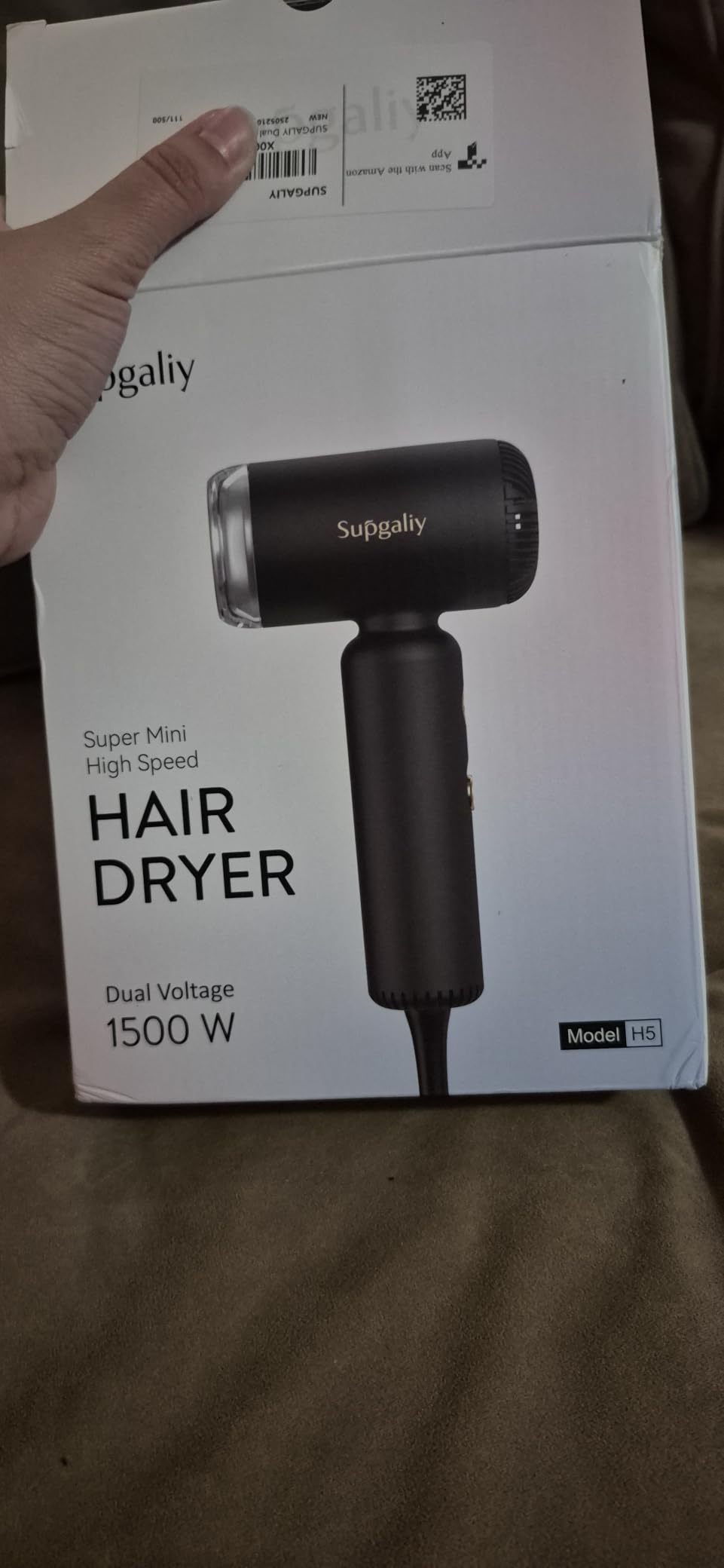 Dual Voltage Travel Hair Dryer, High-Speed Ionic Blow Dryer customer photo 1