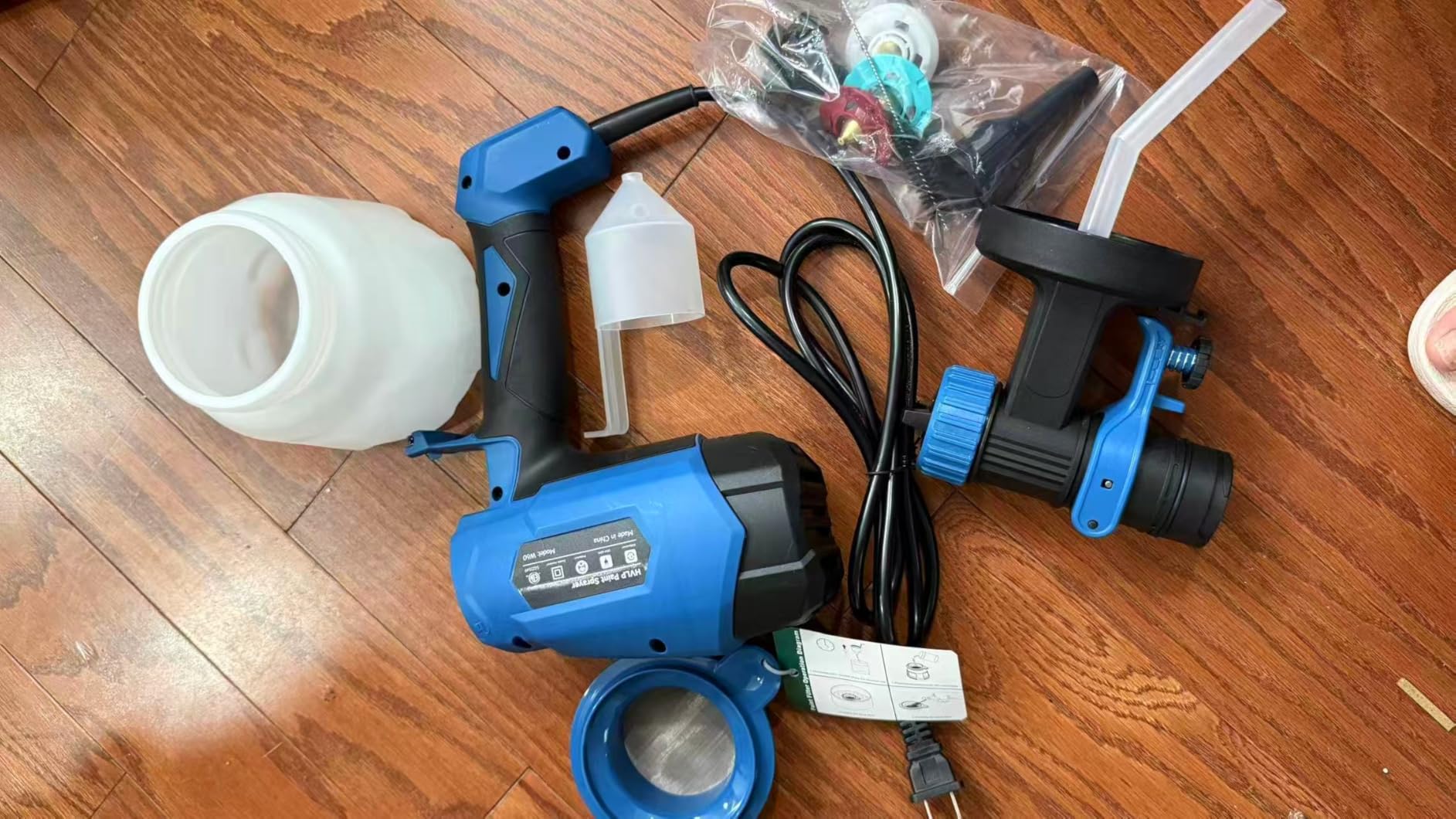 Paint Sprayer, Electric Spray Paint Gun, 3 Modes & 4 Brass Nozzles customer photo 1