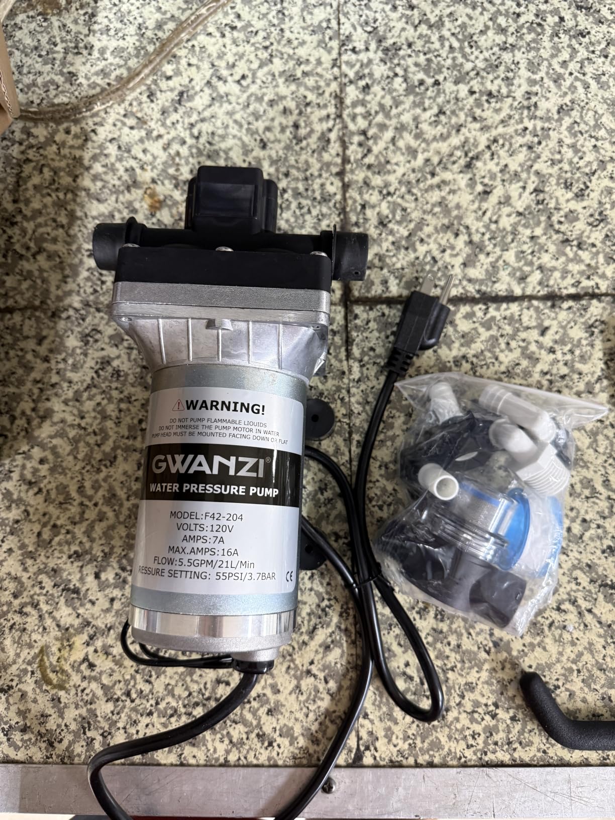 1.5HP Whole House Water Pressure Booster Pump 90PSI 115V Automatic Variable Speed Permanent Magnet Motor Constant Pressure Wireless App Control Compact Design for Home House Villa Apartment customer photo 1