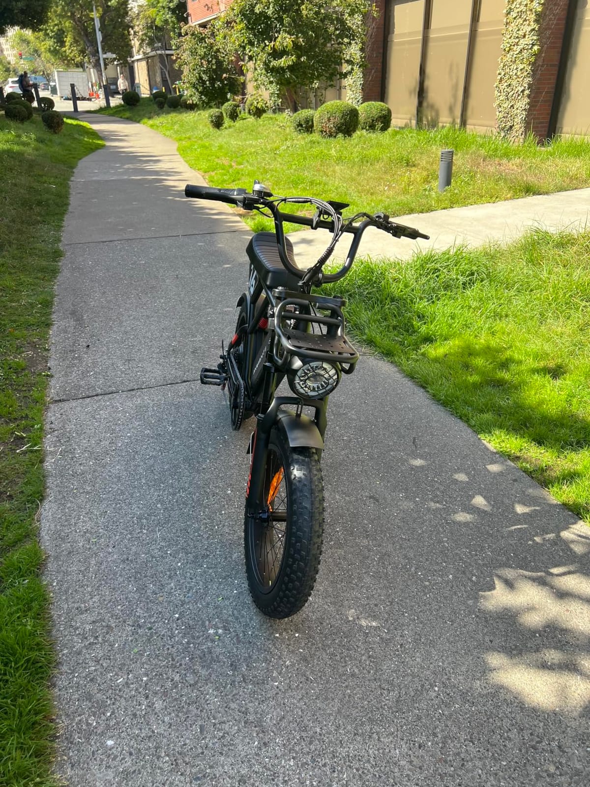 INVANTI Electric Bike for Adults, Electric Dirt Bike 750W Peak Motor,20MPH E-Bike with 48V 15.6AH Removable Battery, 20