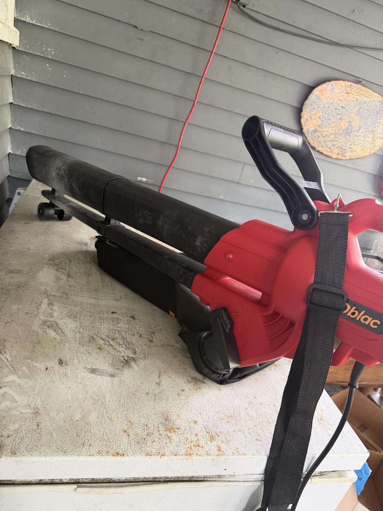 3-in-1 Corded Electric Leaf Blower Vacuum Mulcher | Up to 460 CFM and 167 MPH, 15:1 Mulching Ratio, 40L Collection Bag for Lawn, Yard, Patio and Walkway Cleanup, Yellow customer photo 1