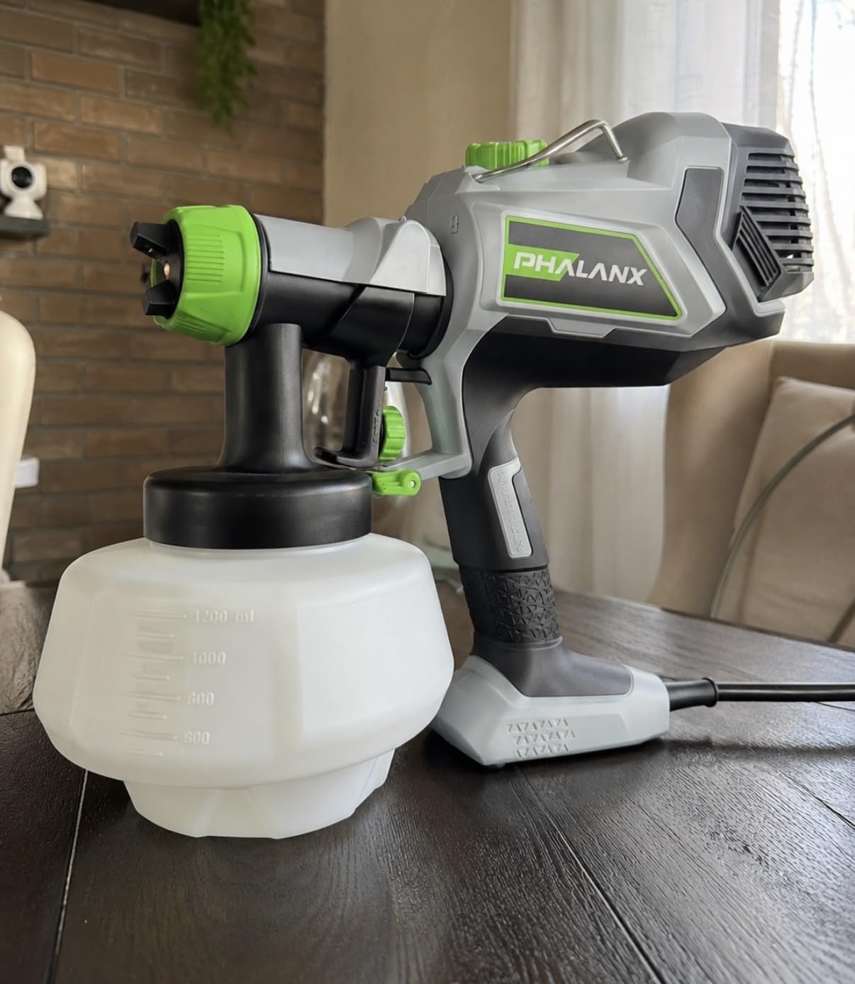 PHALANX Electric HVLP Paint Sprayer for House Cabinets Furniture Fences customer photo 1