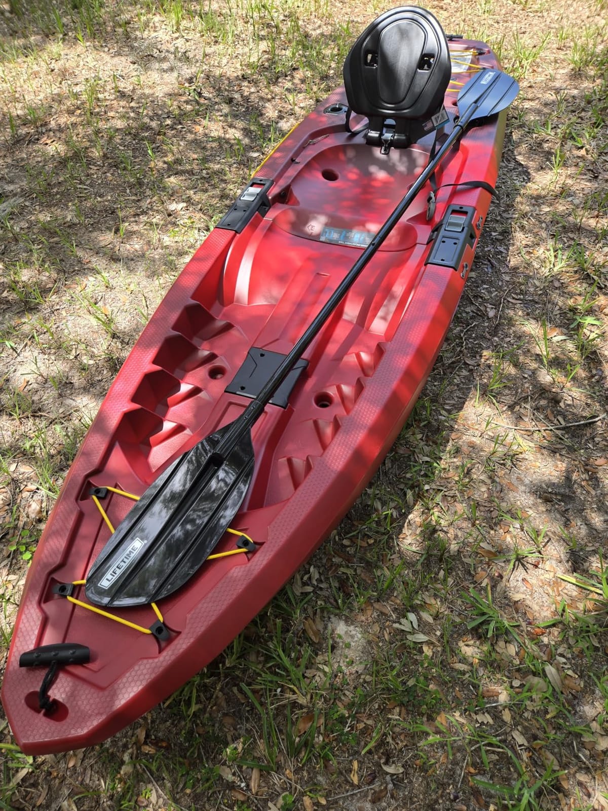 Lifetime Lockport 94 Modular Sit-on-Top Kayak with Paddle, Two-Piece Design with SlideLock System, Rod Holders, Adjustable Seat customer photo 2