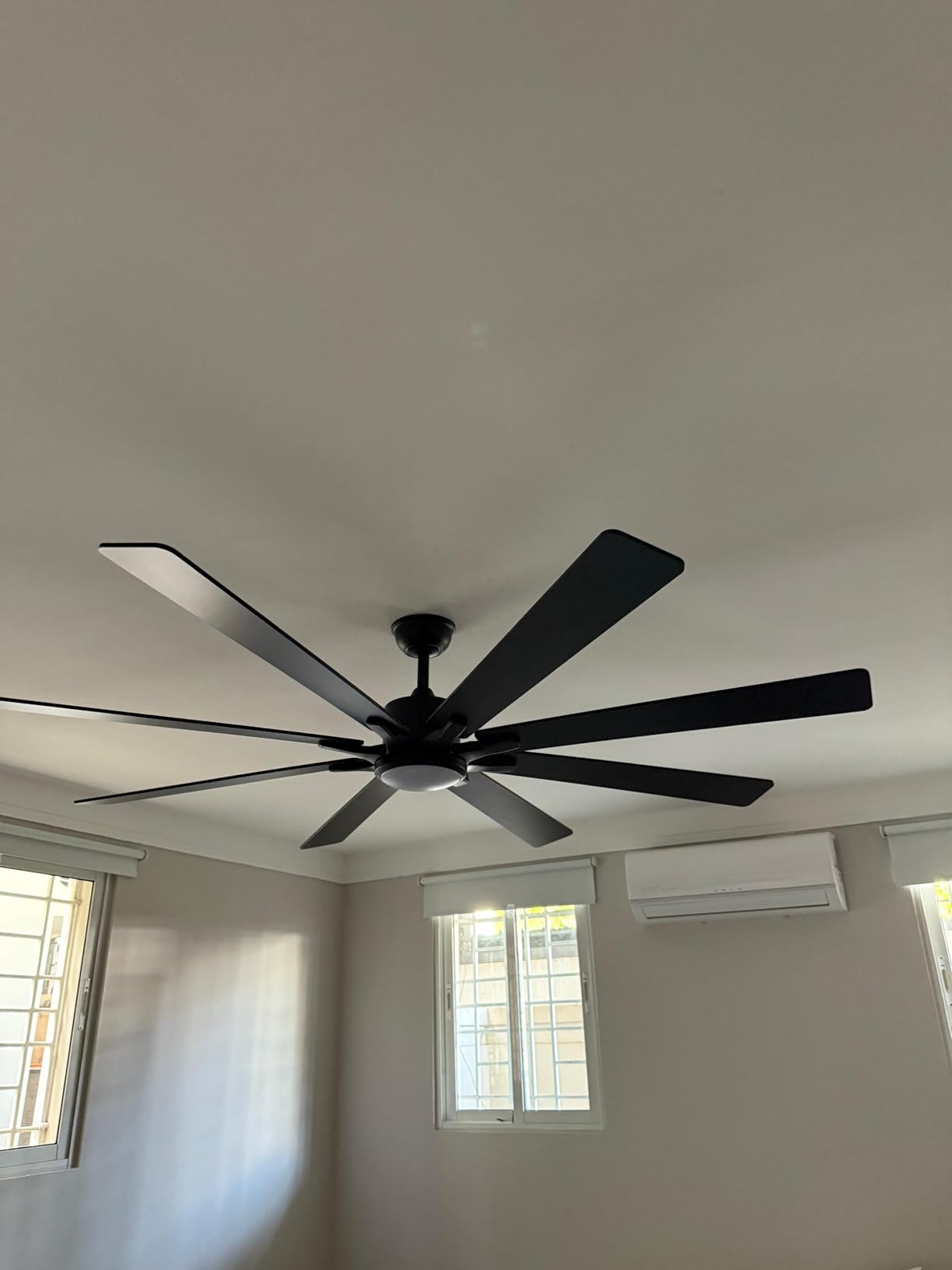 Obabala 52 Inch Ceiling Fans with Lights and Remote Control-Outdoor Ceiling Fan Walnut Wood 3 Blade for Bedroom Living Room Indoor Farmhouse Patio, Reversible Noiseless DC Motor customer photo 2