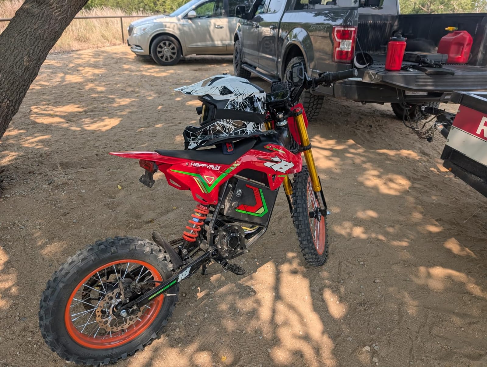 HAPPYRUN F18 2.0 Electric Dirt Bike Mid-Drive Motor 6000W Peak customer photo 2