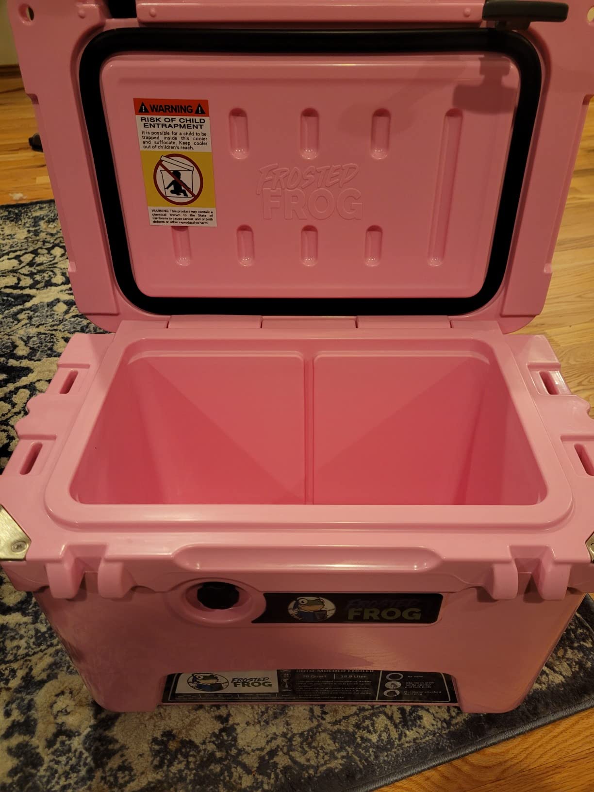 Frosted Frog 20 Qt Rotomolded Hard Cooler, Heavy Duty Made in USA customer photo 2