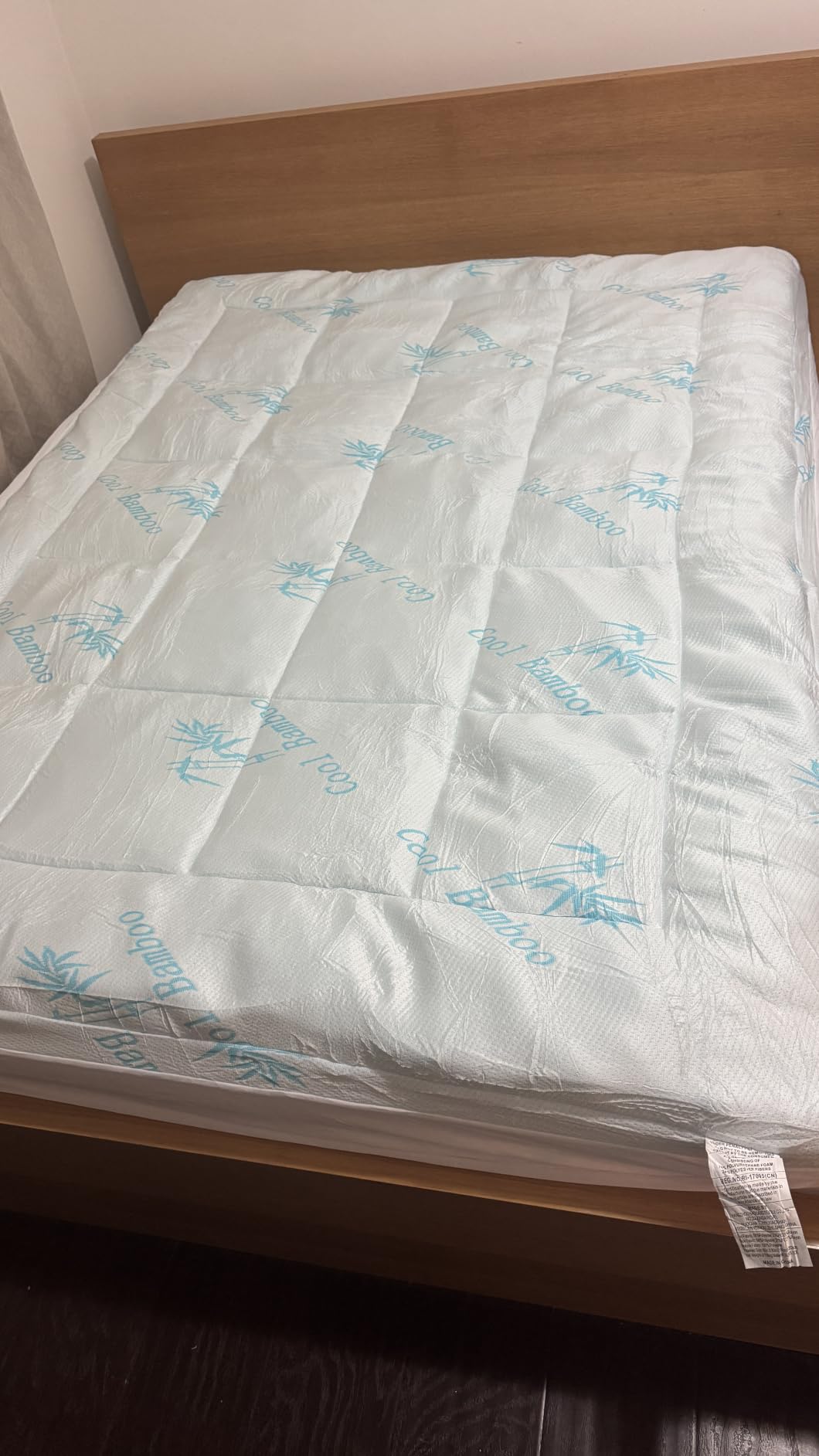 DOWNCOOL 100% Waterproof Queen Mattress Topper, Viscose Derived from Bamboo | Cooling Pillow Top Memory Foam Mattress Topper for Hot Sleepers, Deep Pocket Fits 8-21 Inch customer photo 1
