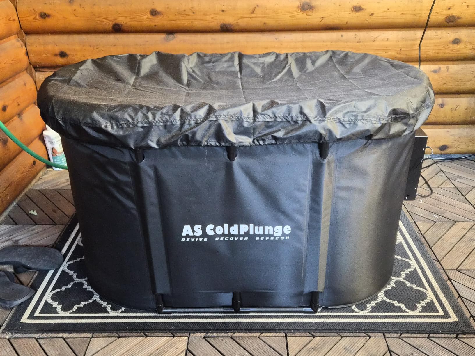 1/3 HP WiFi Cold Plunge Chiller with 148Gal Ice Bath Tub for Cold Therapy customer photo 2
