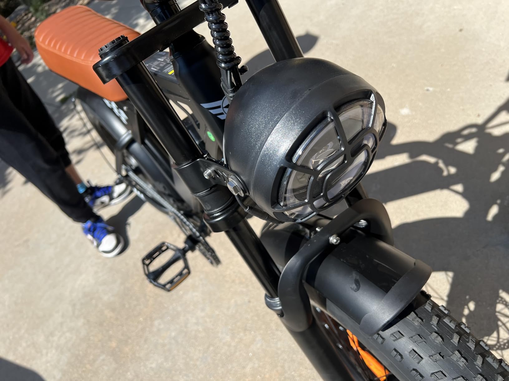Electric Dirt Bike for Adults, 5000W Mid-Drive Motor customer photo 2