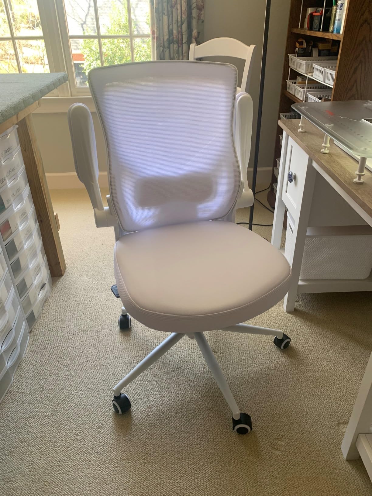 CYKOV Ergonomic Office Chair with Footrest, Reclining Mesh Back, 350 Lbs | 2-Way Adjustable Lumbar, 90-135° Recline, 4-Way Headrest, Breathable, Gaming & Office, Height 5'1