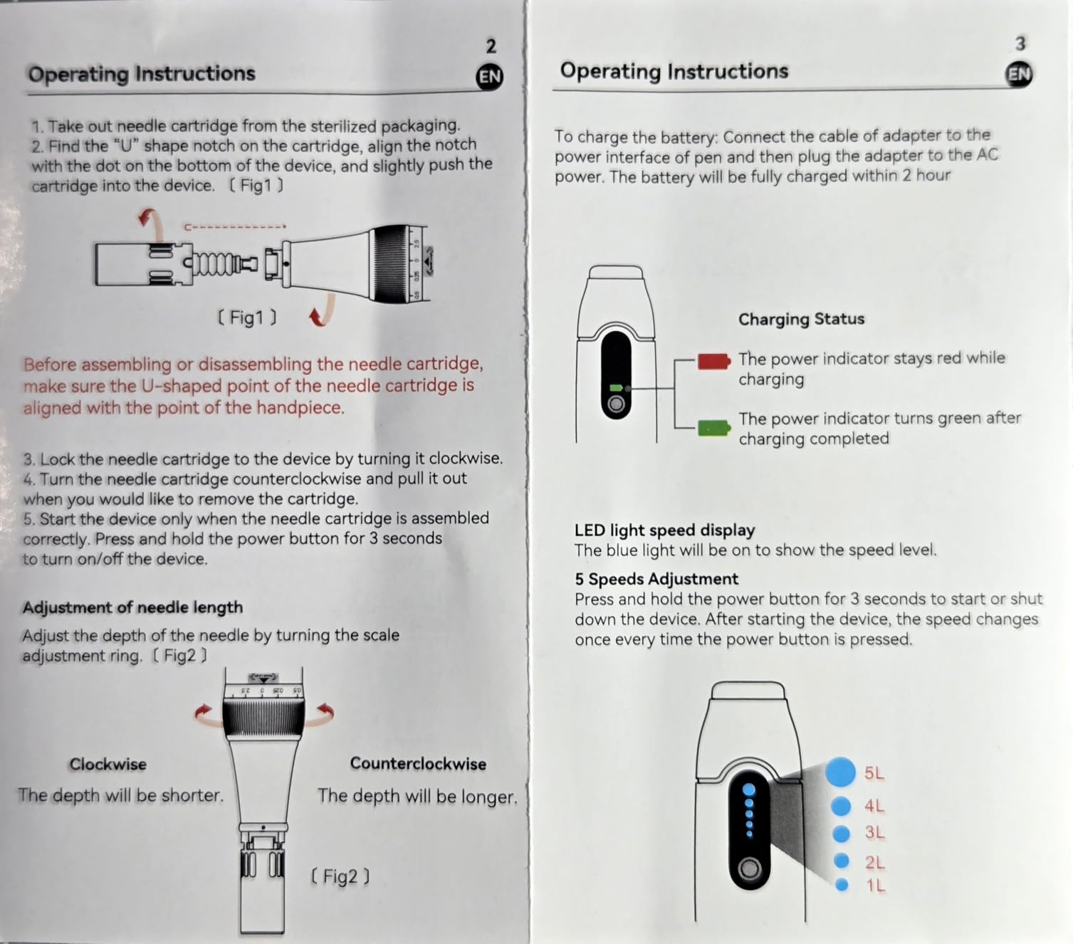 Dr Pen A11 Microneedling Pen with 30Pcs Cartridges for Home Use customer photo 2