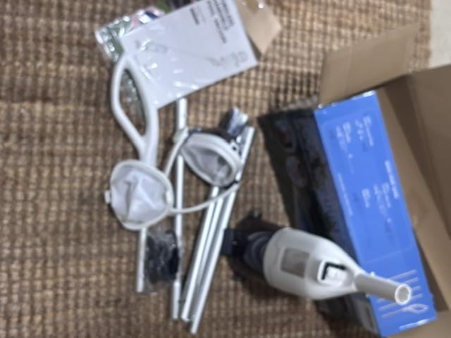 Cordless Handheld Pool Vacuum for Above Ground Pool, Rechargeable Small Pool Vacuum with Telescopic Pole, 60 Min Runtime, 14.1 GPM Suction, for Hot Tub, Spa & Small Pools, Sapphire customer photo 1