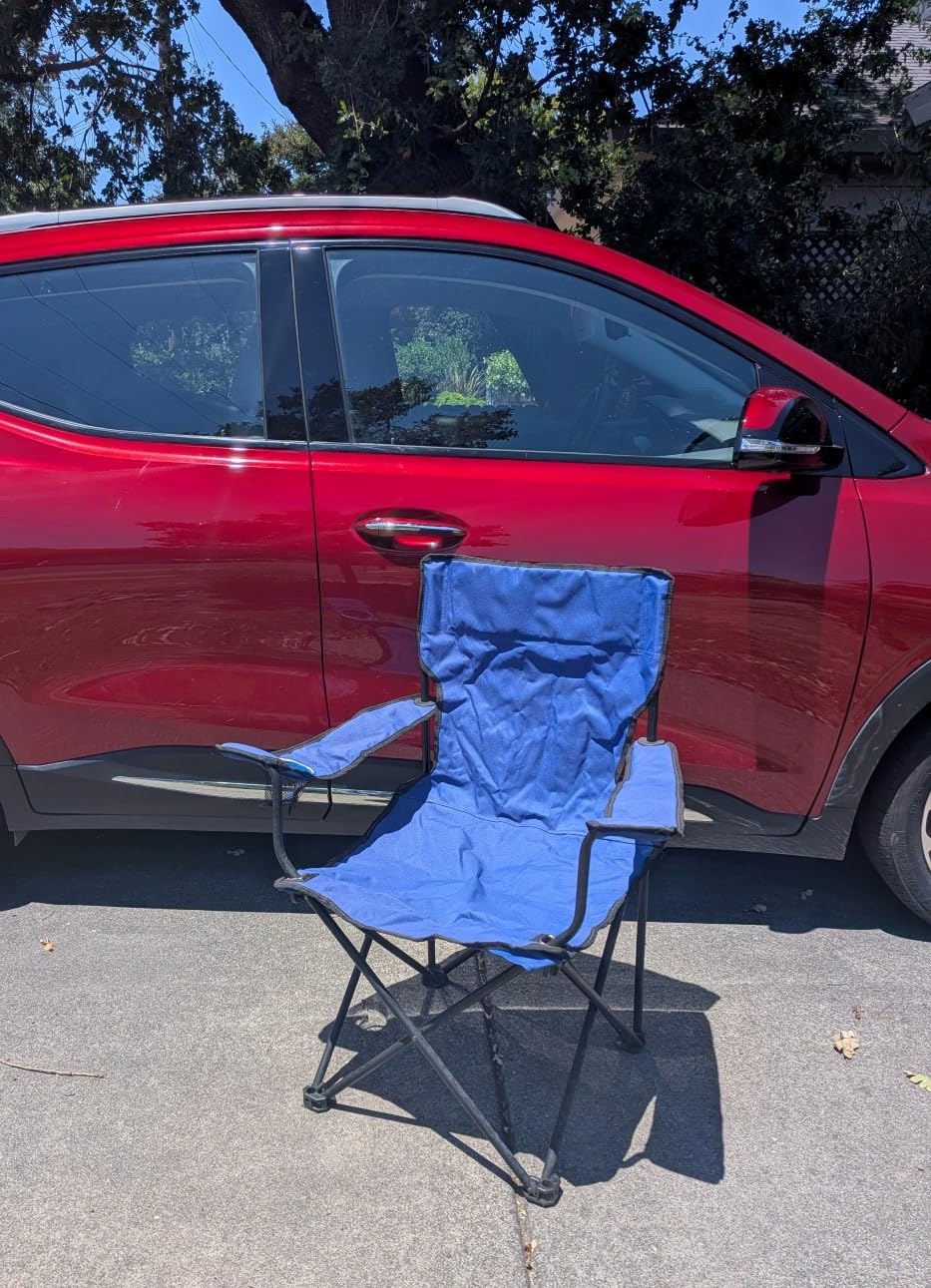 ZENPETIO Hammock Camping Chair with Footrest, Thick Padded Cushion, 500 lbs - Heavy Duty Oversized Portable Rocking Chair, Folding Recliner Camp Chair with Cup Holder & Pillow for Beach, Patio, Lawn customer photo 2