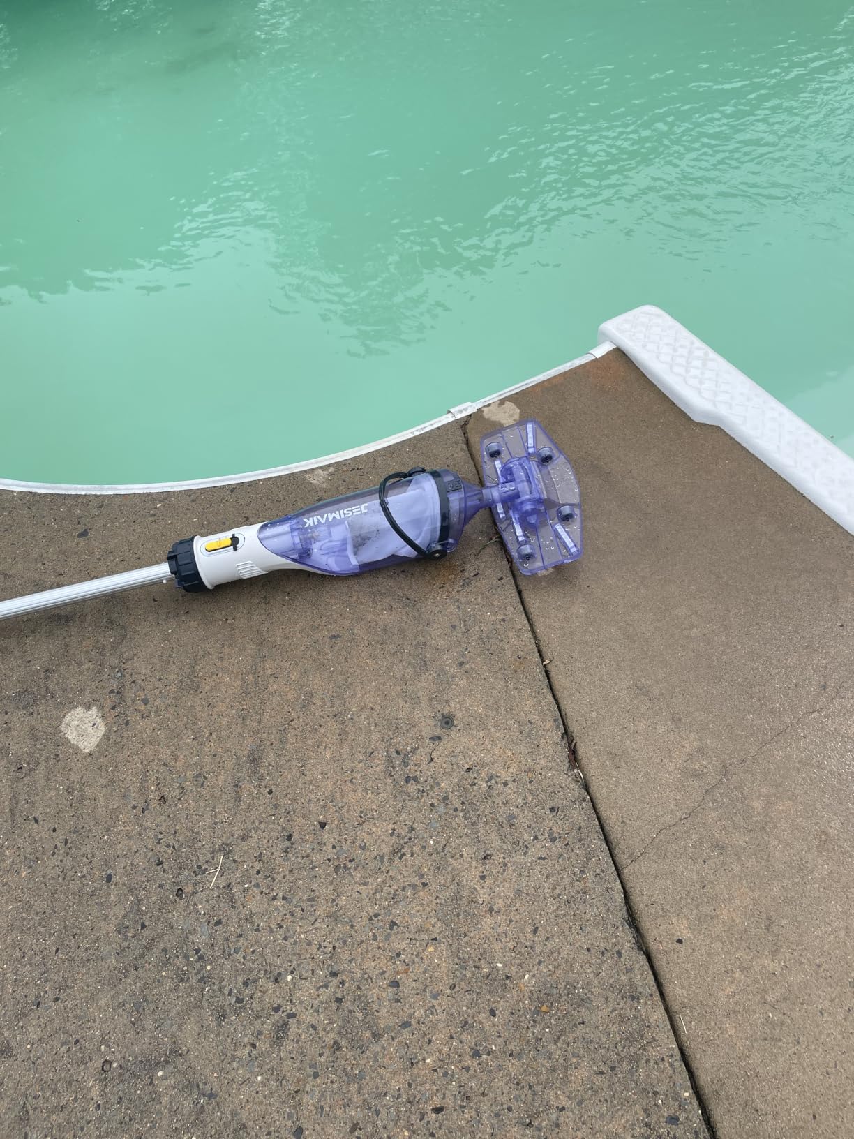 Pool Vacuum for Above Ground Pool, JESIMAIK 18.5 GPM Powerful Suction Handheld Pool Vacuum, 60min Runtime, Telescopic Pole Cordless Pool Vacuum for Above/Inground Pool, Spas, Hot Tubs Cleaning customer photo 2