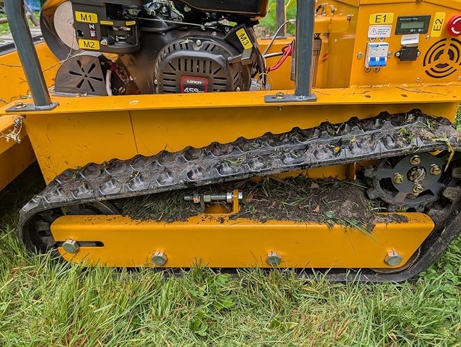 459cc Remote Control Flail Mower - Hybrid Commercial Crawler for Steep 55° Slopes, High-Power Mulching Brush, Zero Turn Lawn Mower | Ideal for Tall Shrubs customer photo 2