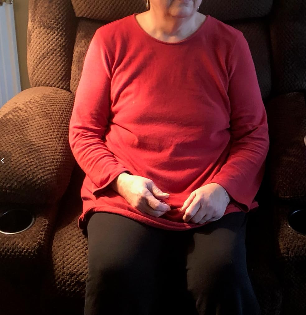 Triple Motor Large-Wide Lift Chair, Infinite Position, 180° Lay Flat, Power Lift Chairs Recliners for Elderly Big and Tall, Massage & Heat, Extended Footrest (Dark Brown, Large Wide) customer photo 2