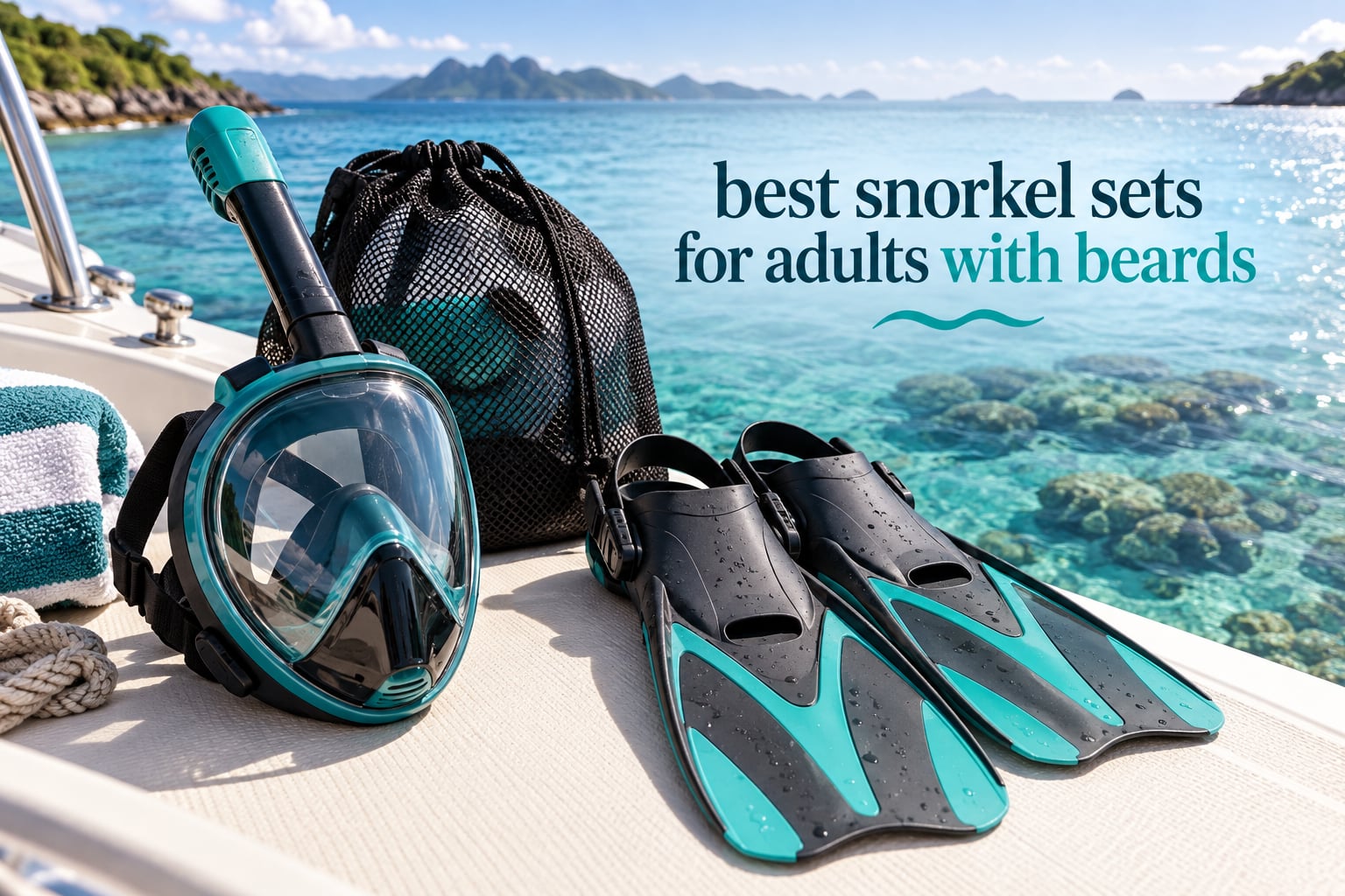 best snorkel sets for adults with beards