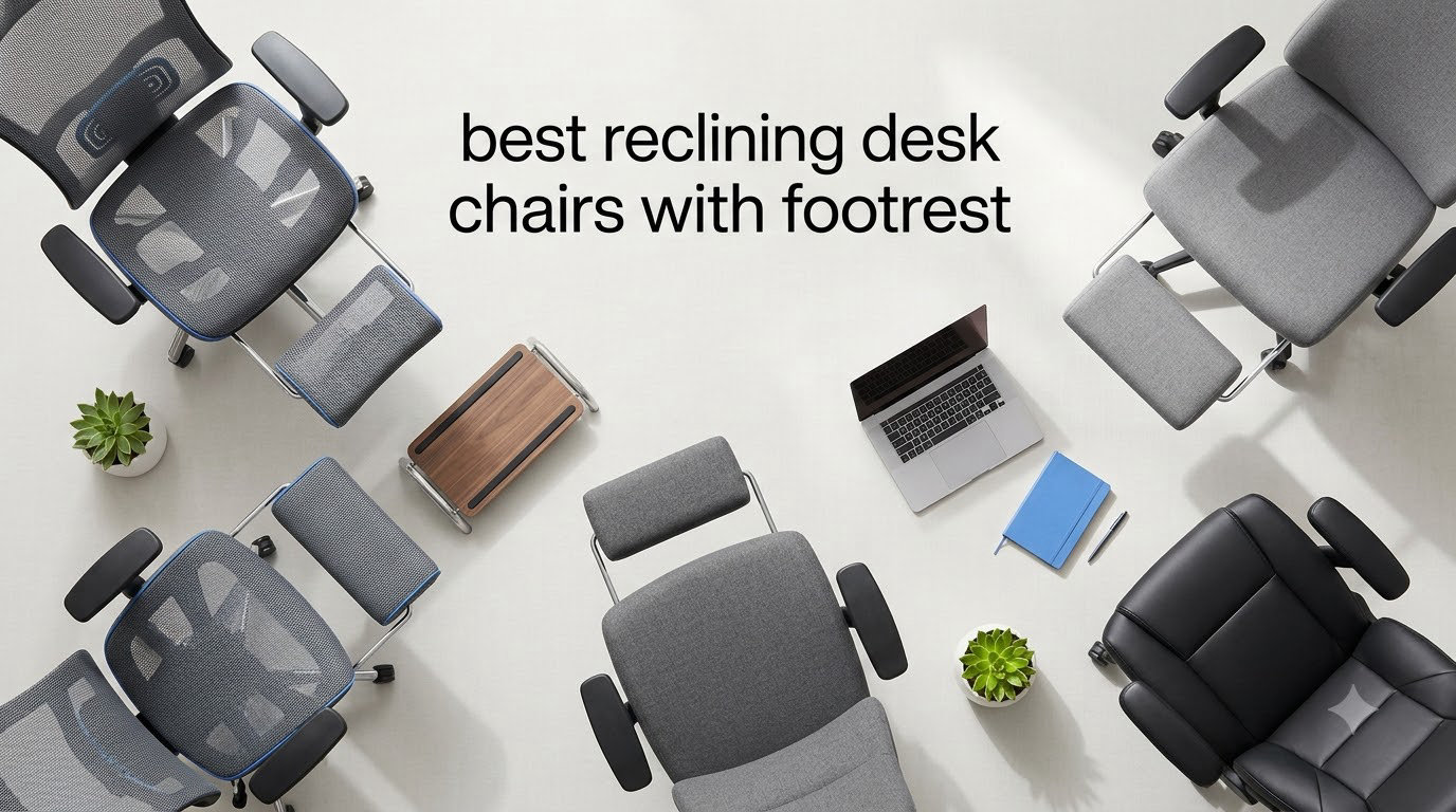 best reclining desk chairs with footrest