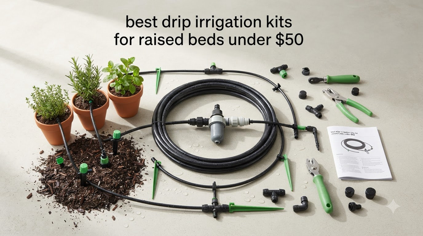 best drip irrigation kits for raised beds under $50