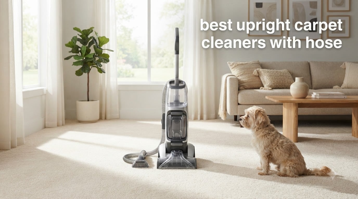 best upright carpet cleaners with hose