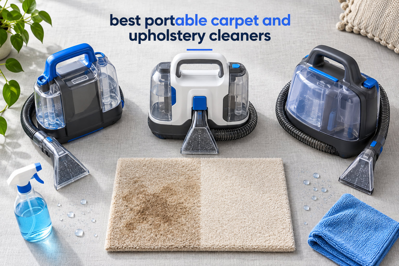 best portable carpet and upholstery cleaners