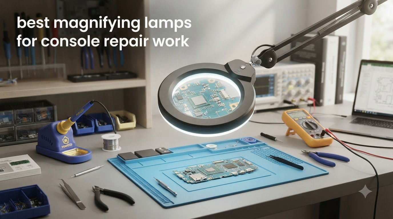 best magnifying lamps for console repair work