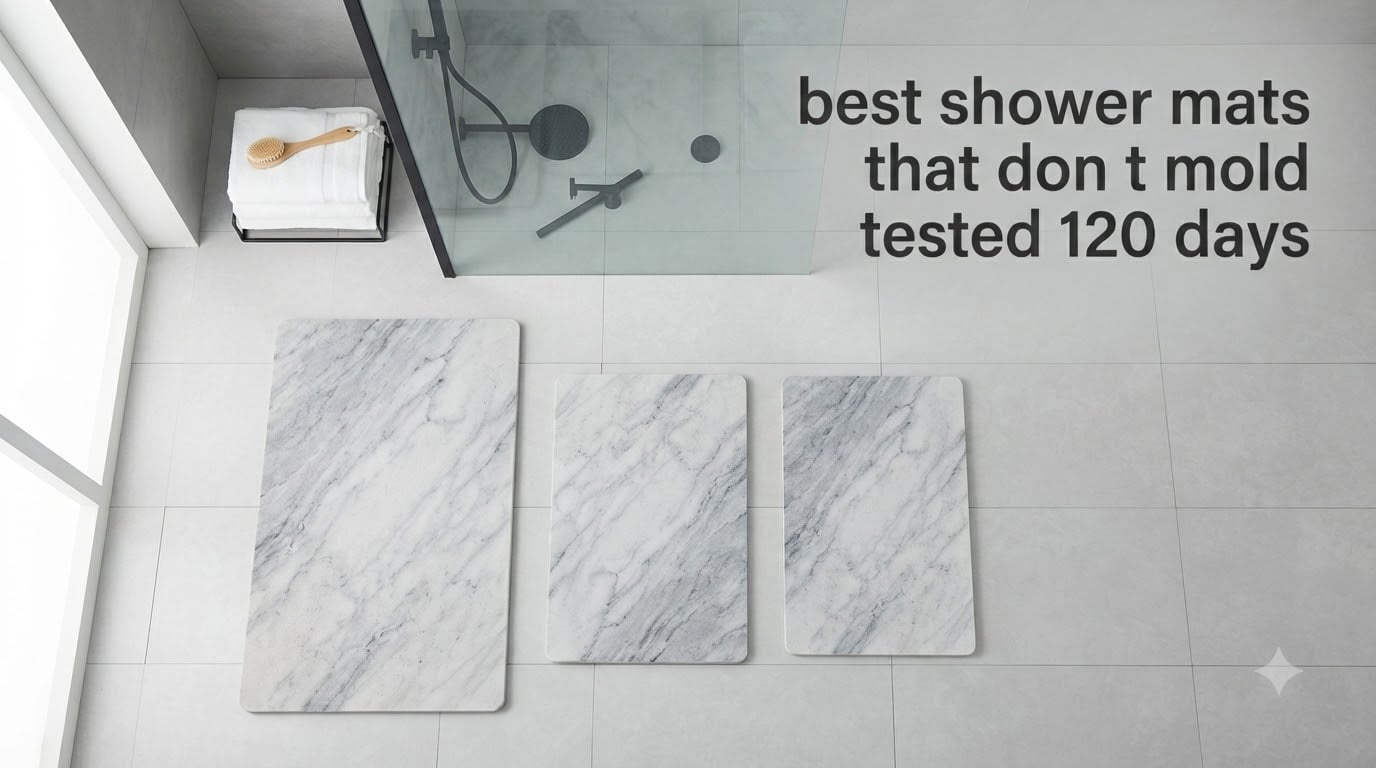 best shower mats that don t mold tested 120 days