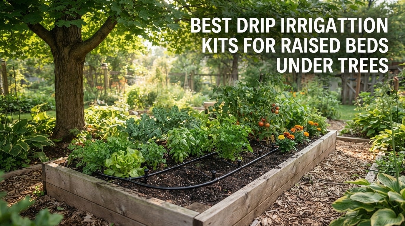 best drip irrigation kits for raised beds under trees