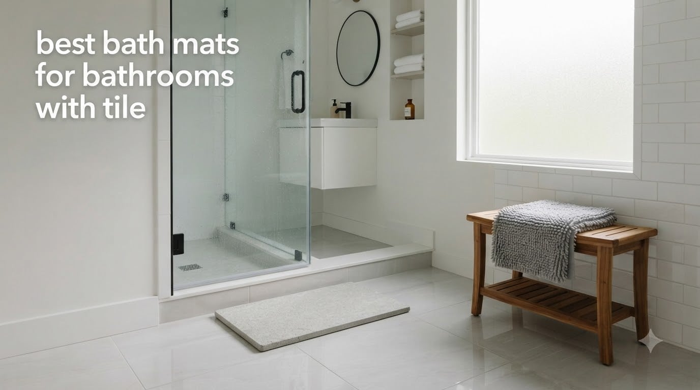 best bath mats for bathrooms with tile
